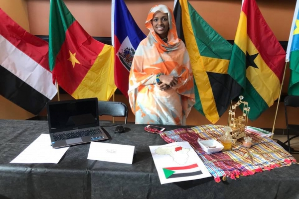 Noon, representing Sudan 2018